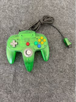 Nintendo 64 N64 Controller Clear Jungle Green OEM