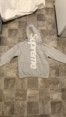 Gray Supreme Hoodie