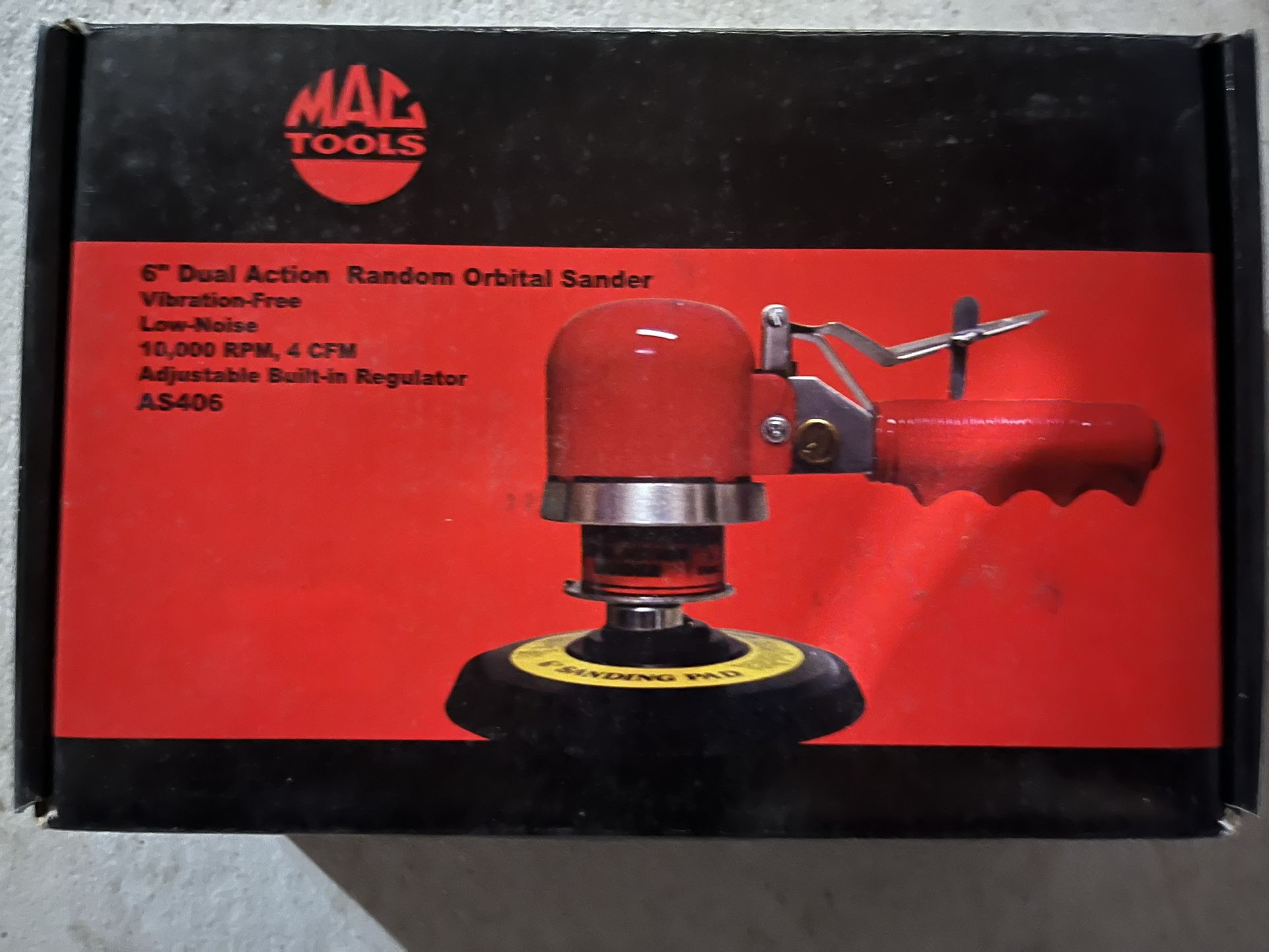 Brand New Mac Tools 6” Dual Action Random Orbital Sander