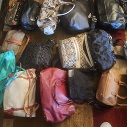 Nice Very Good Condition  Coach Purses All Sizes 