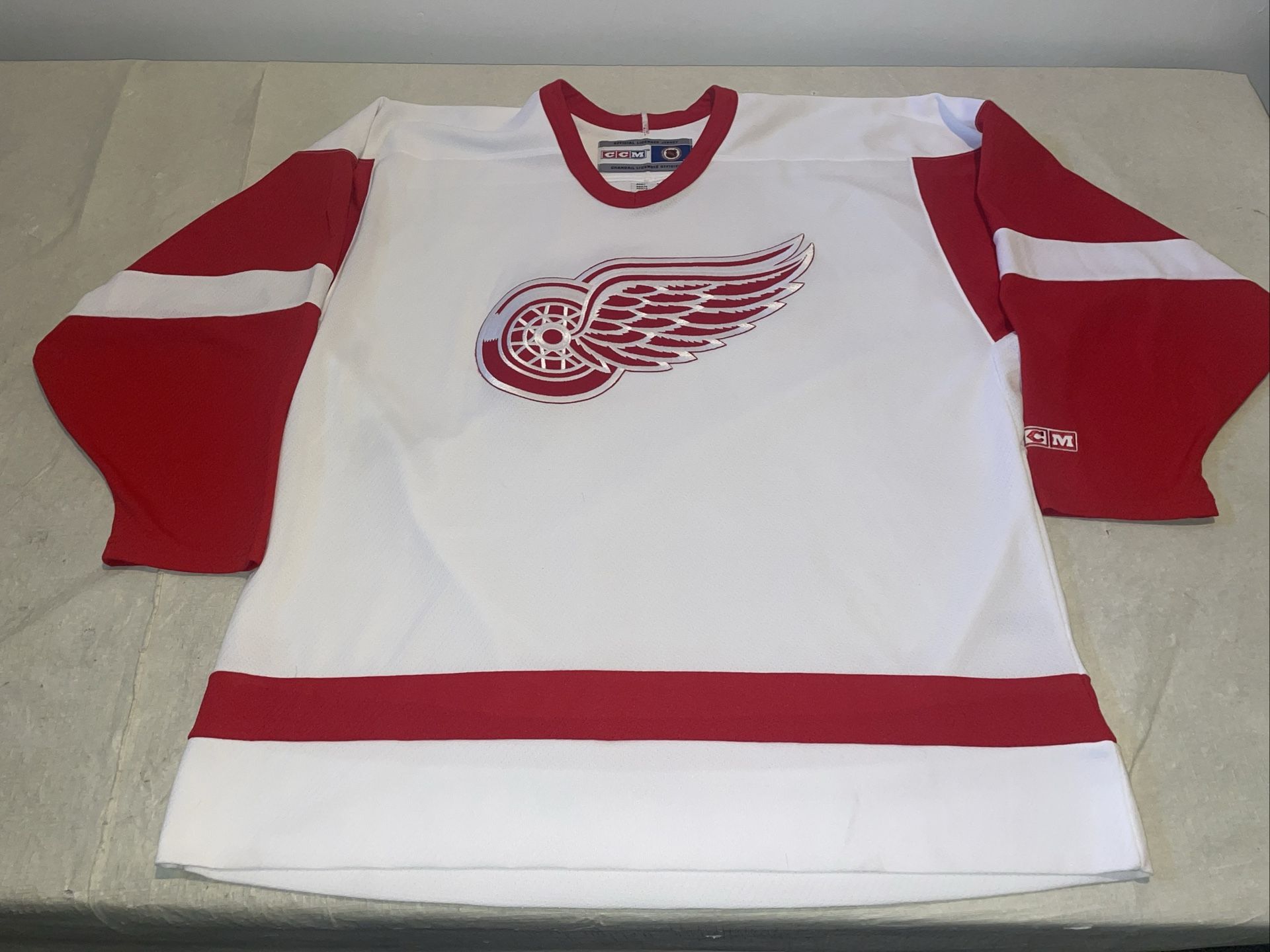 Detroit Red Wings Ccm Jersey Mens Xl Clean Vintage Nhl 90s 1990s Clean White