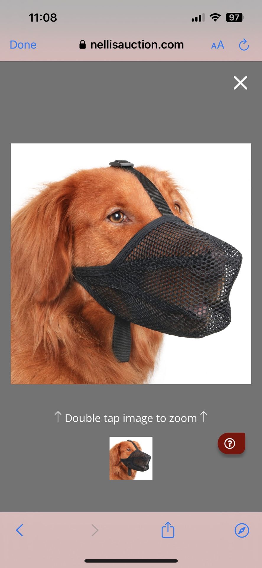 Mayerzon Dog Muzzle, Patented Soft Mesh Muzzle For Small Medium Large Dogs For Scavenging Biting Licking And Chewing, Allows To Pant And Drink (XXS, B