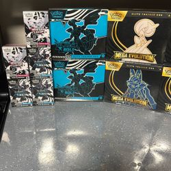 Pokemon TCG ETBs and booster bundles
