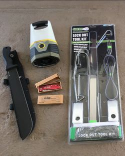 Lock Out Tool Kit or Bush Blade 2 Blades and LED LIGHT