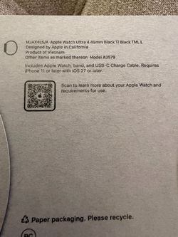 Apple Watch Ultra 4 black titanium Milanese loop