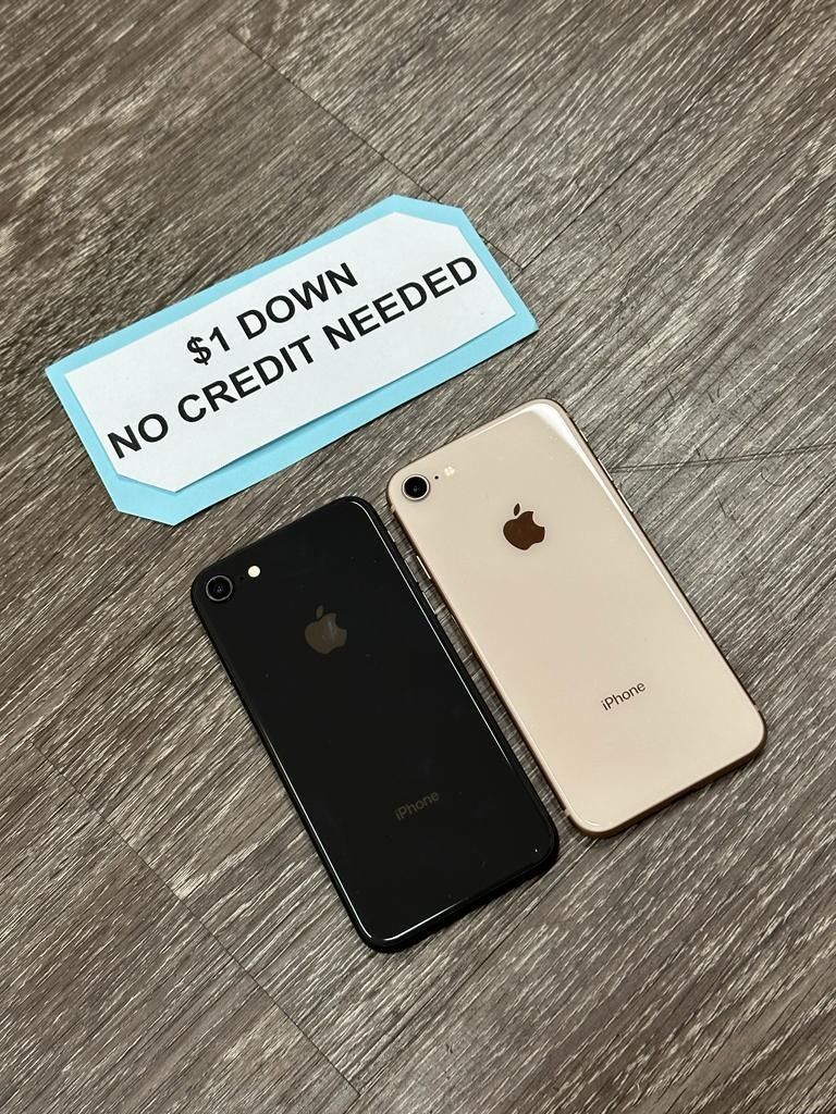 Apple Iphone 8 -PAYMENTS AVAILABLE FOR AS LOW AS $1 DOWN - NO CREDIT NEEDED
