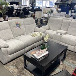 Reclining Sofa Loveseats! 🛋️❤️🏠 $1,799! Beautiful! 