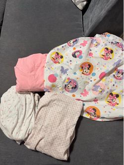 4 Girls crib sheets