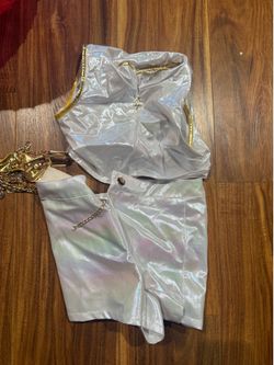 Rumi Girl Korean Demon Super Rumi Cosplay Costume Rumi kids Stage style Golden