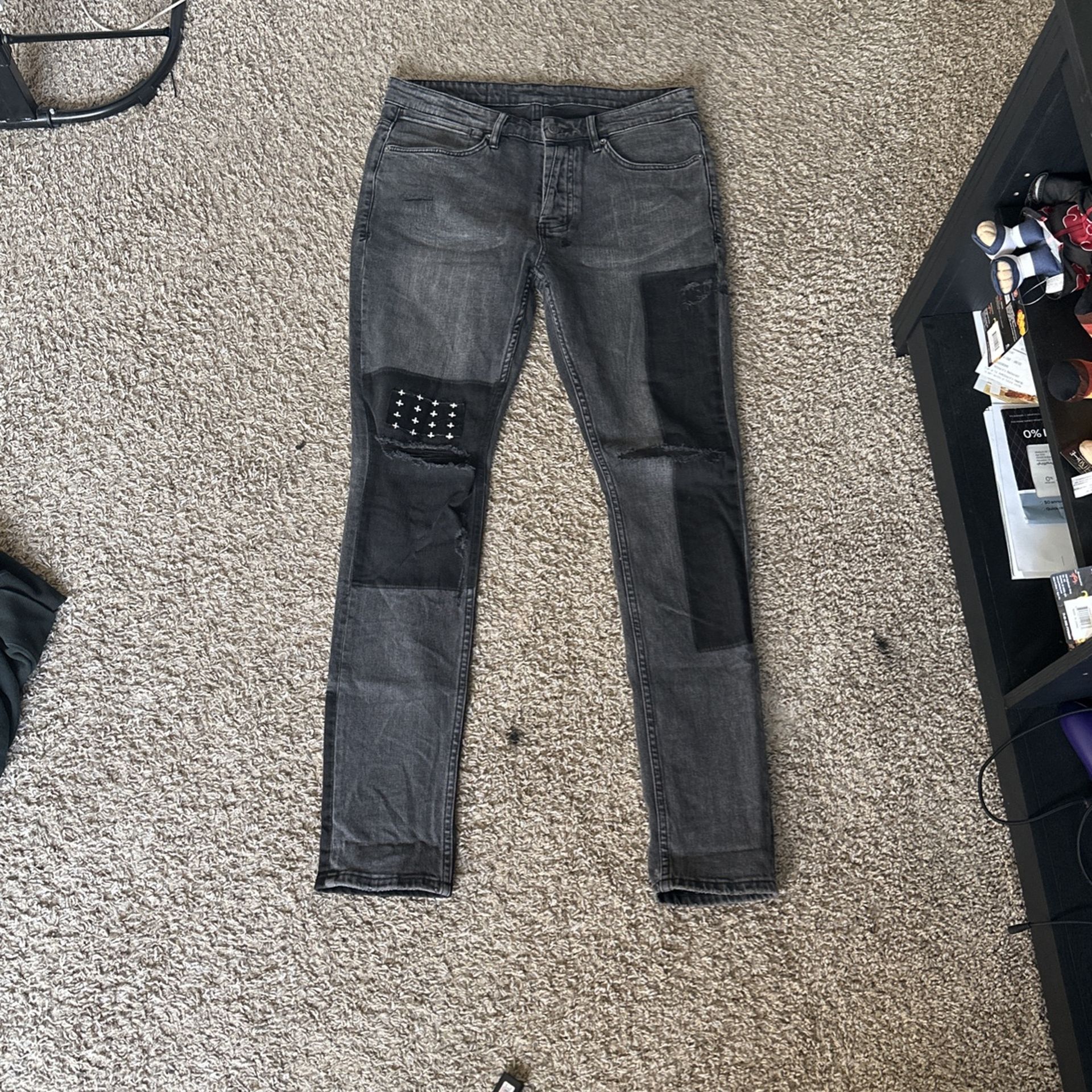 KSUBI Van Winkle Copy Paste Trashed JEANS