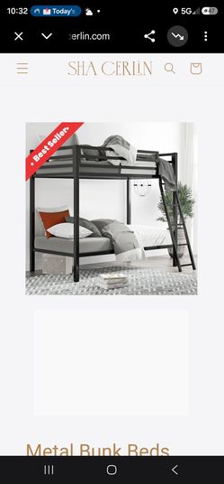Set of metal bunk beds also have 1 mattress. Make offer