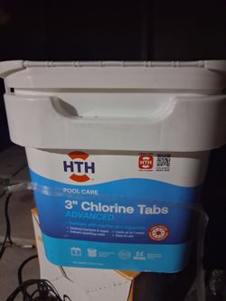 HTH 3" Chlorine Tabs Advanced Pool Care