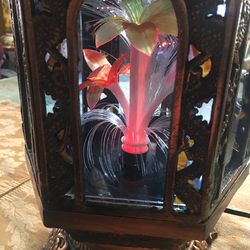 Vintage Floral Table Lamp