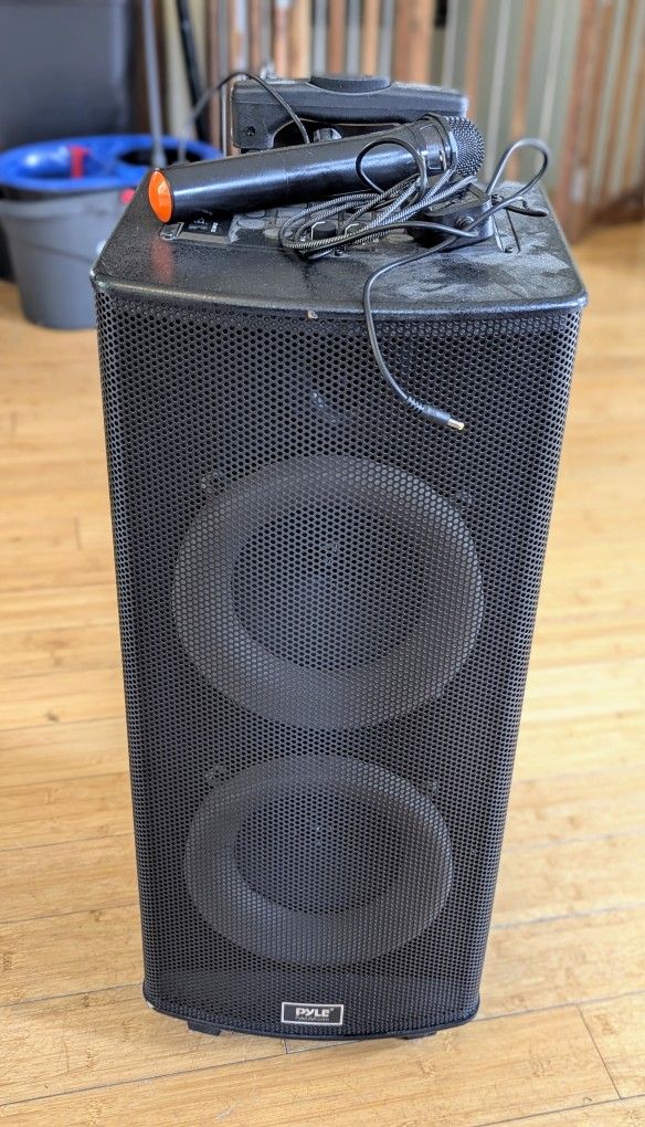 Pyle Bluetooth Speaker Karaoke Machine