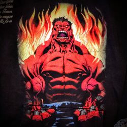 Rare Red Hulk Hoodie 2xl