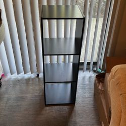 3 Section Black Book Case 