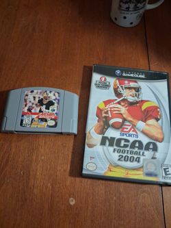 Nintendo football games $5 each pick up in Glendale