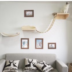 Wall Mounted Cat Shelves 5pc