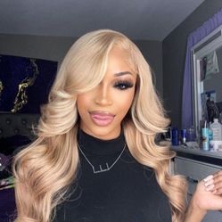 Synthetic 613 Lace Front Wig 32Inch & Blonde Wig