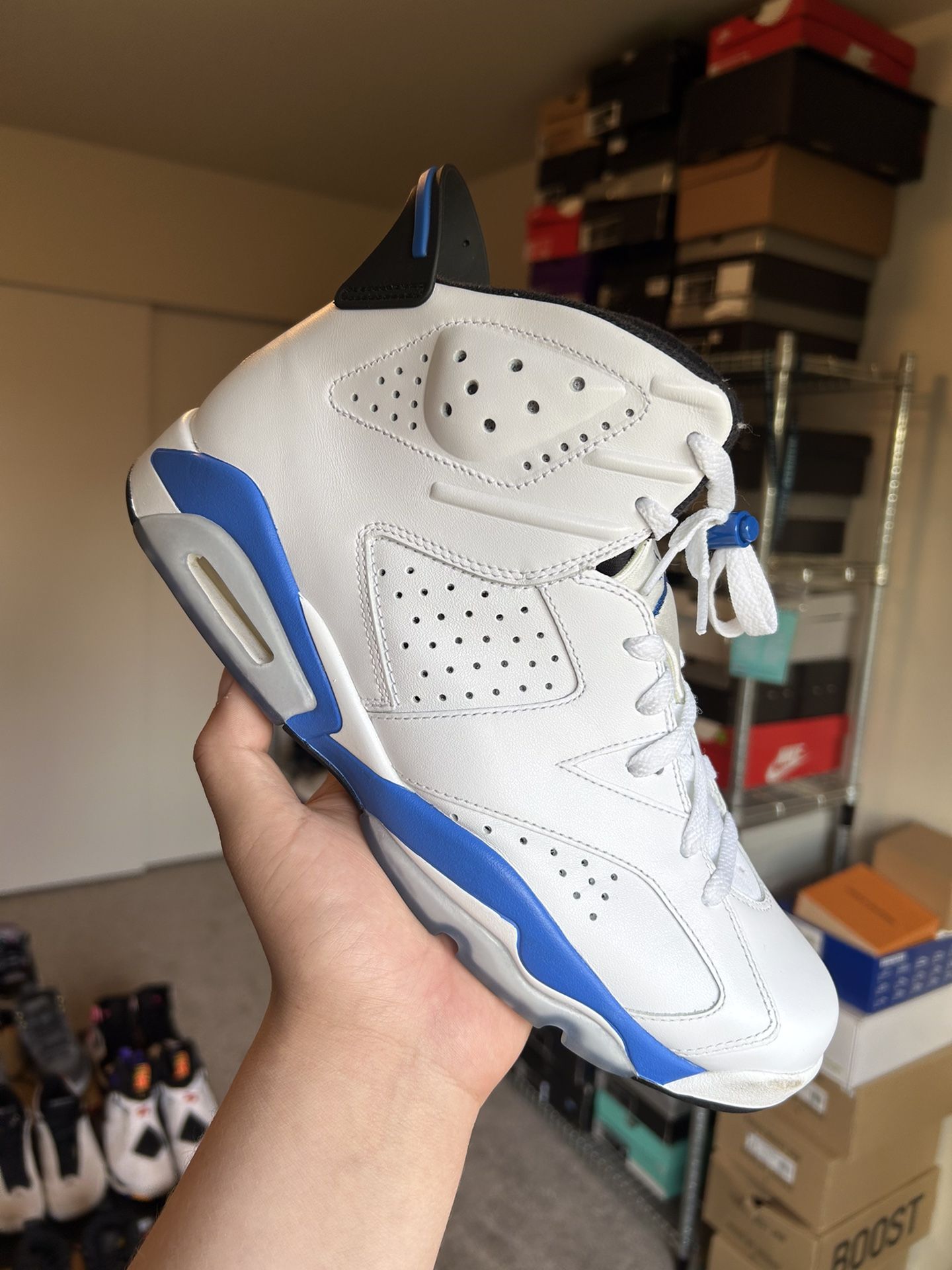 Jordan 6 Sport Blue Size 11