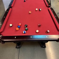 Pool Table And Ping Pong Table