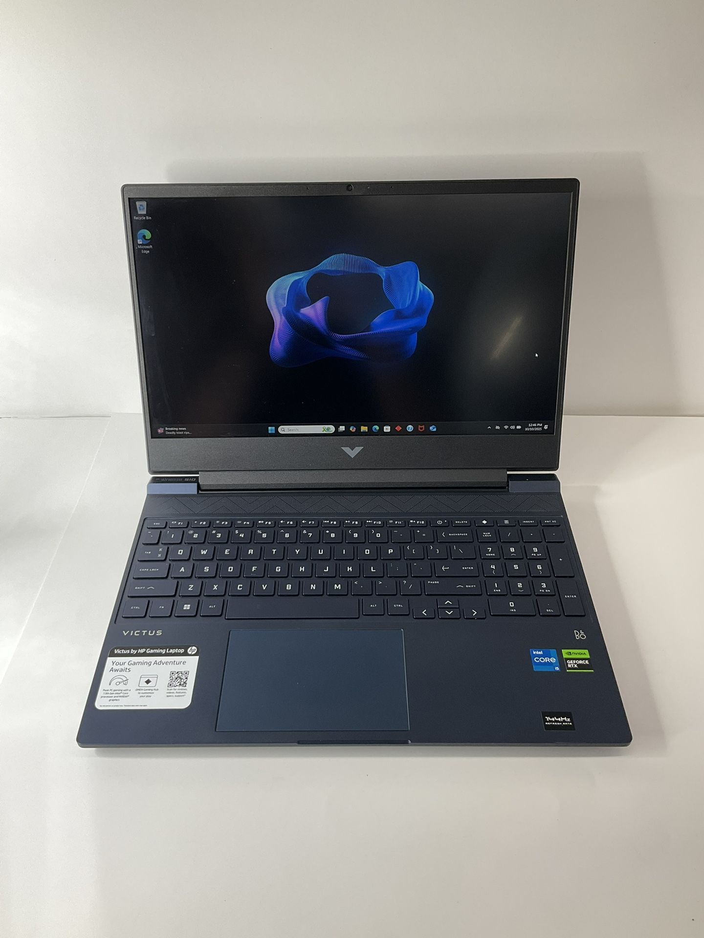 15.6” HP Victus Gaming Laptop - RTX 3050 - 8GB RAM