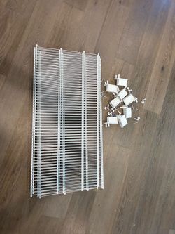 Free wire shelvings for closet 34” x 16” 4 pcs