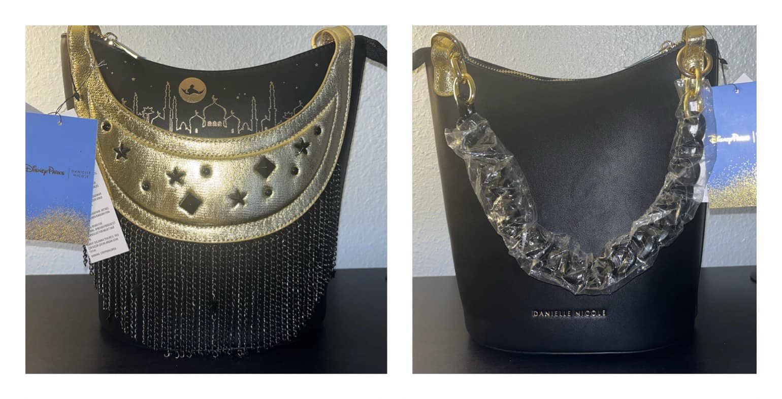 DISNEY PARKS Danielle Nicole Princess Jasmine Crossbody Bucket Bag (NWT)