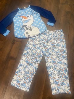 Women’s Disney frozen Olaf pajamas size XL #9