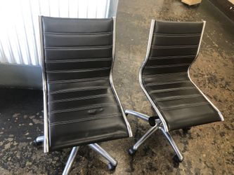 2 computer chairs