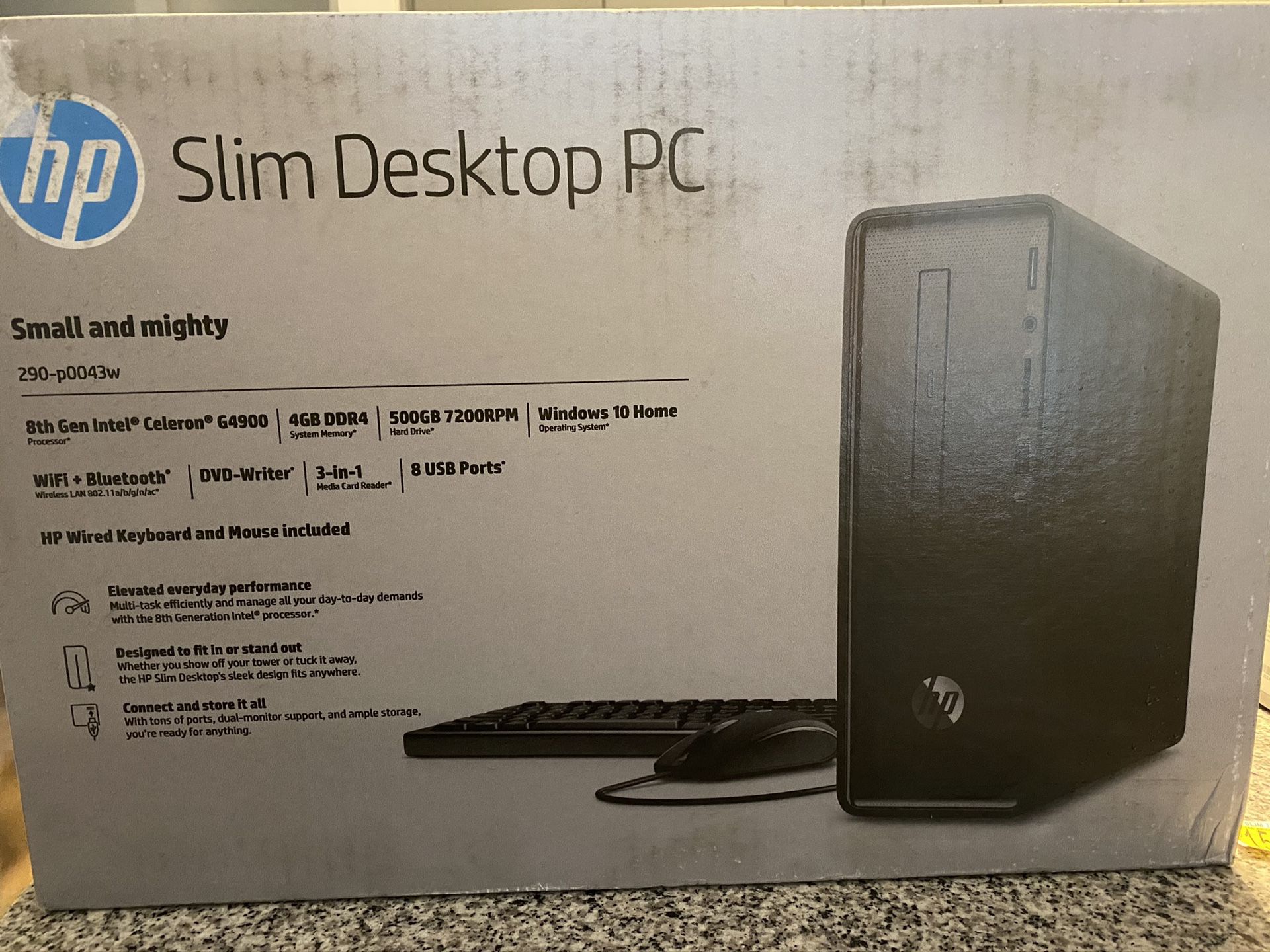 HP Slim Desktop Computer PC
