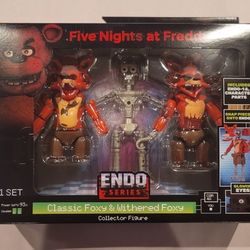 Five Nights at Freddys Endo Series Classic Foxy Withered FNAF Jazwares - IN HAND
