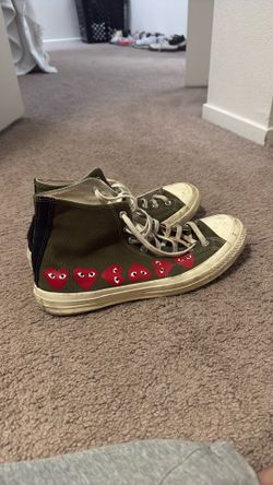 Size 13 Converse/ Comme Des Garçons