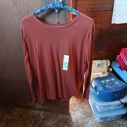 Brown long sleeve shirt  new