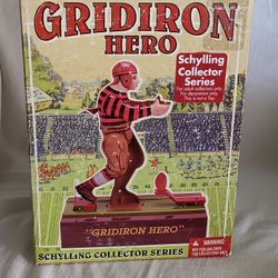 Gridiron Hero Tin Football Player