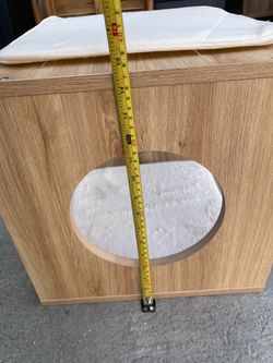 Cat End Table With Scratching Post