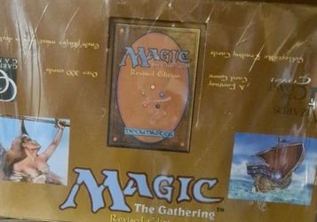 Magic The Gathering Revised Booster Box By Wizard Of The Coast 1994 WotC MTG