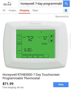 Honeywell 7 Day Programmable Thermostat