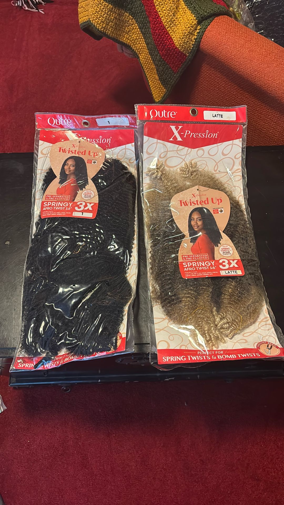2pks Afro Puff Twist Up - 1 Pk Is Missing A Bundle