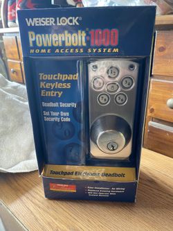 Weiser Lock Electronic Deadbolt