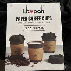 Coffee Cups 10 Oz 100 Pack 