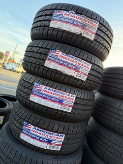 ✅ vendo set de llantas 195/50r15 American tire nuevas con 50,000 millas de garantía