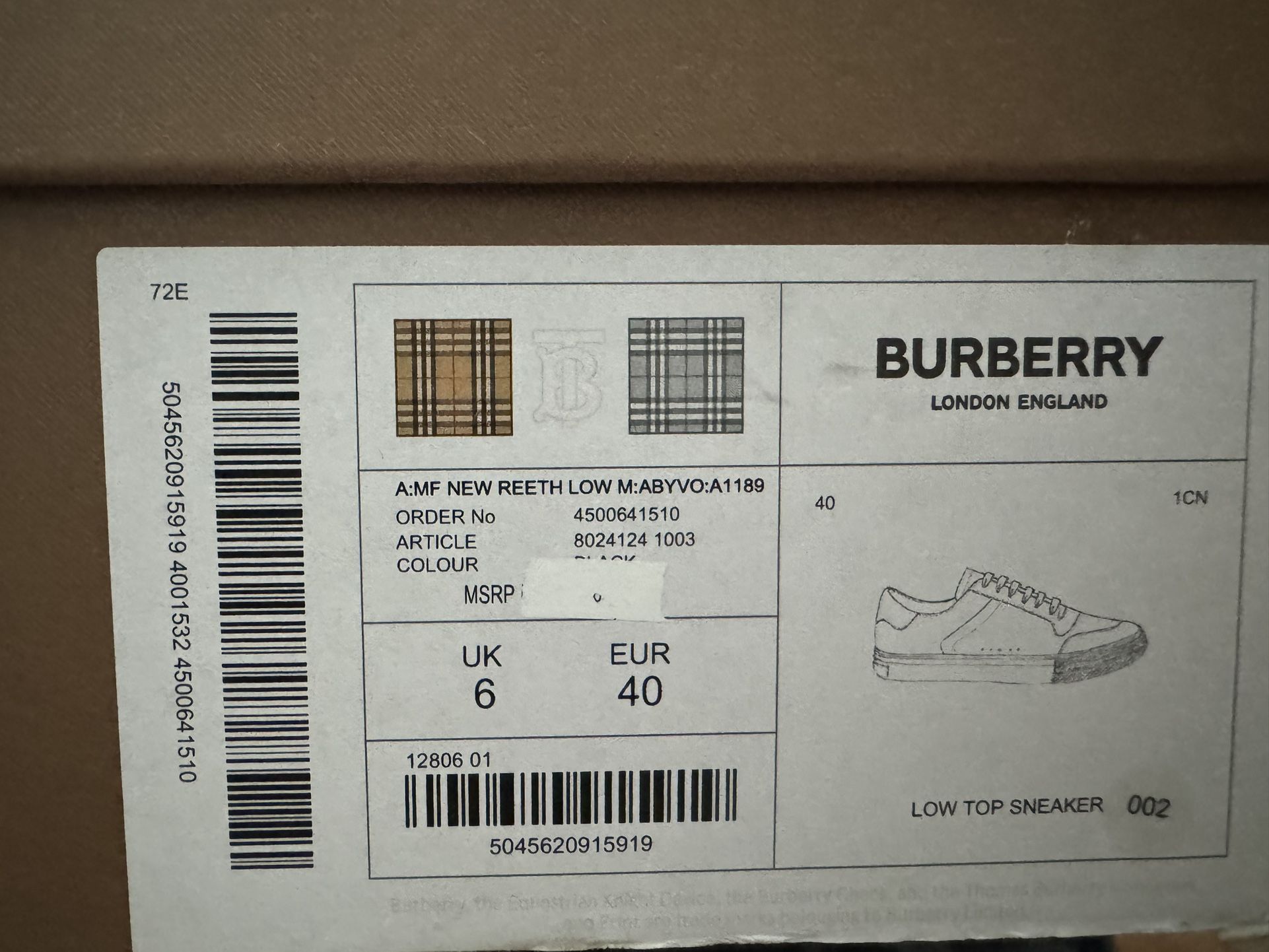 Burberry Shoes Size 6 