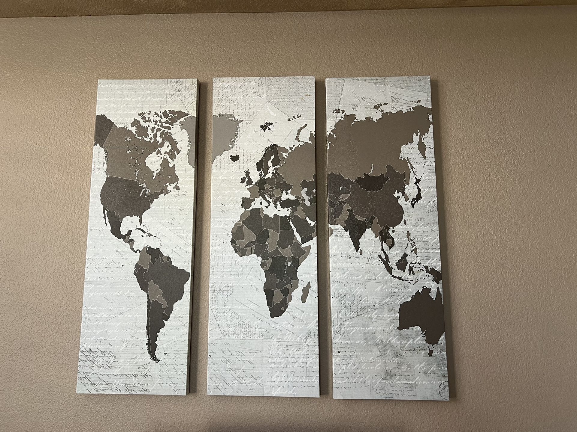Map Art Home Decoration