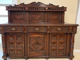 Antique Style Carved Wood