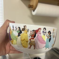 Disney Princess Tupperware Bowl With Lid