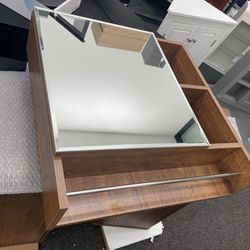 Assembled New Bathroom Medicine Cabinet with Mirror, Bathroom Cabinet Wall Mounted with Mirror Doors