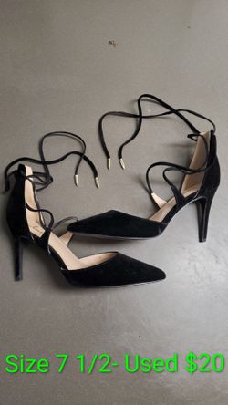 Size 7.5 Black Heels