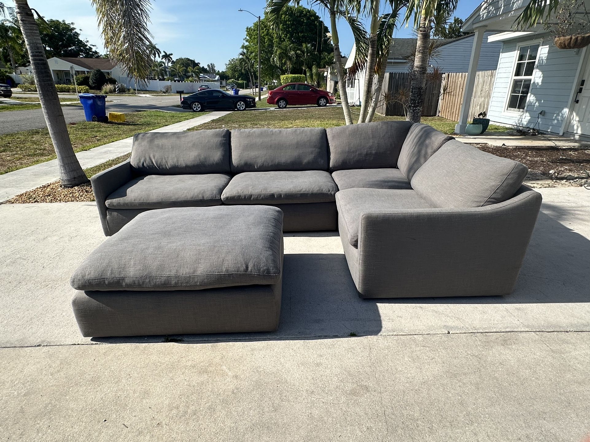 Grey Modular Cloud Sofa