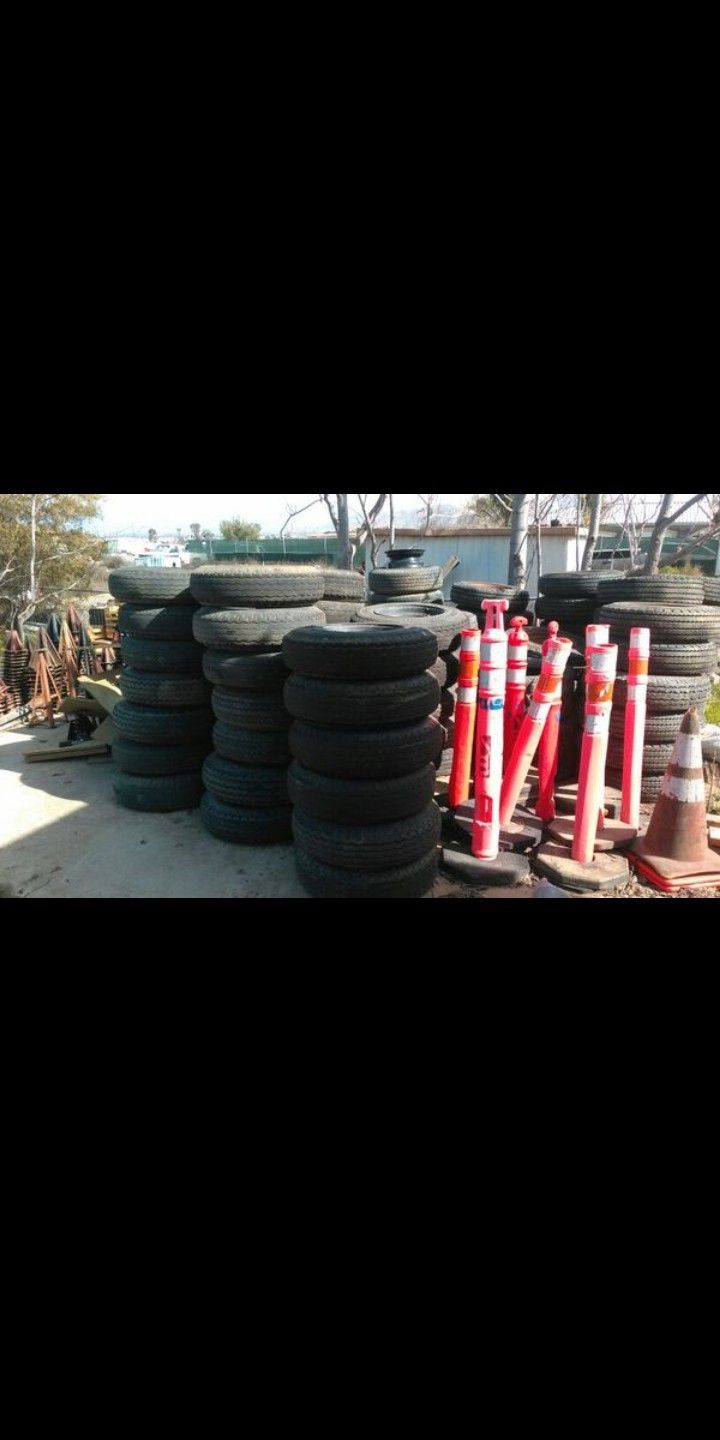 Mobile home office trailer axles tires stands piers jacks